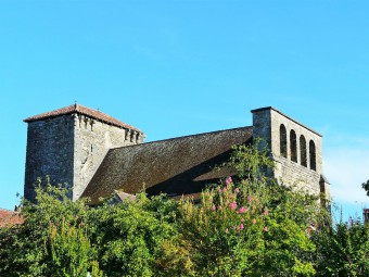 l'église Sainte-Marie, Fleurac, Dordogne, France