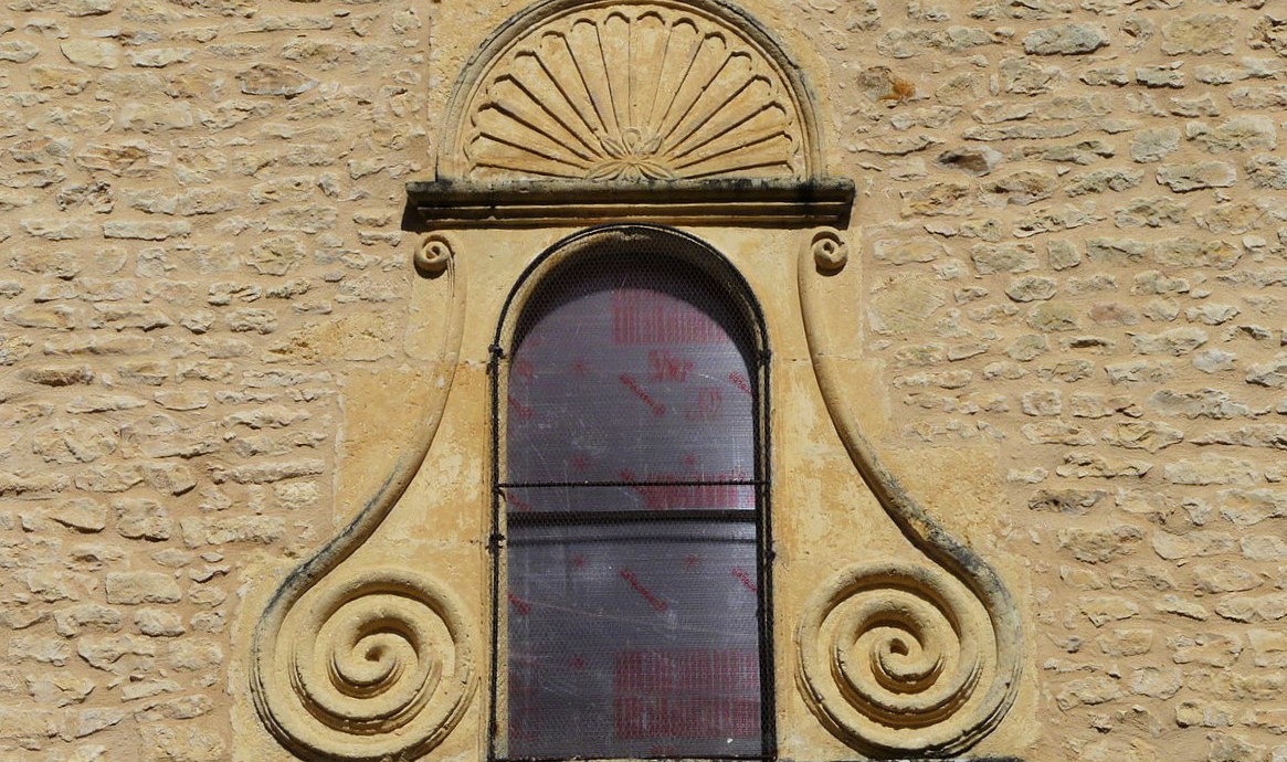 l'église Saint-Saturnin, Journiac, Dordogne, France.