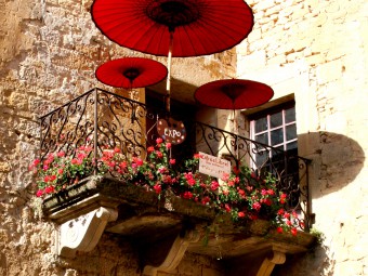 balcon_sarlat_de_gerard-Hotel Gérard de Barry Sarlat dordogne périgord