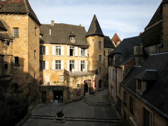 Vue de l'appartement des 3 oies_sarlat