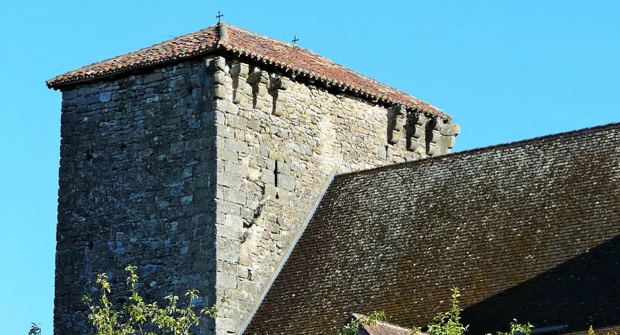 l'église Sainte-Marie, Fleurac, Dordogne, France